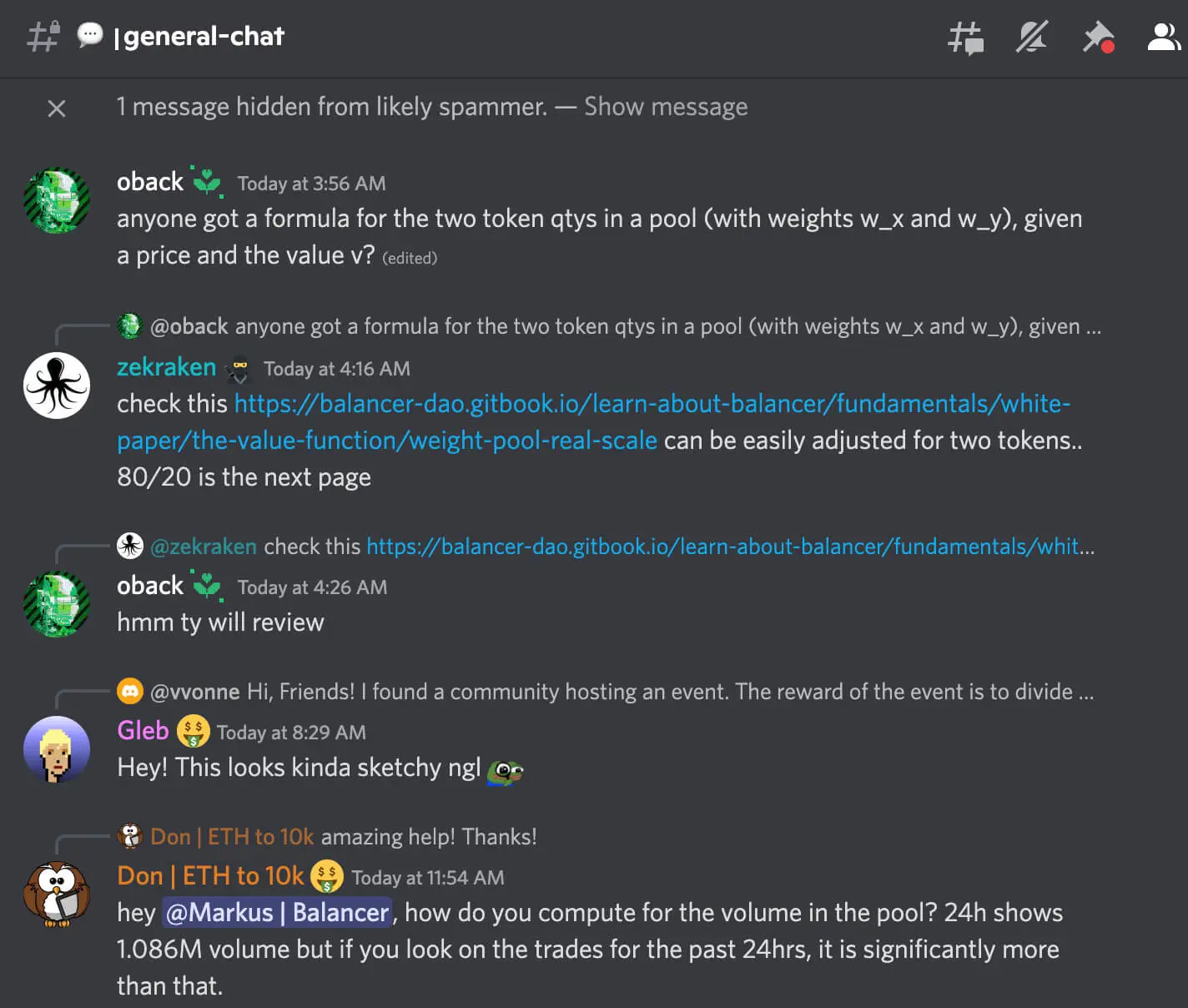 Users will often go to the project’s Discord to get support or report bugs