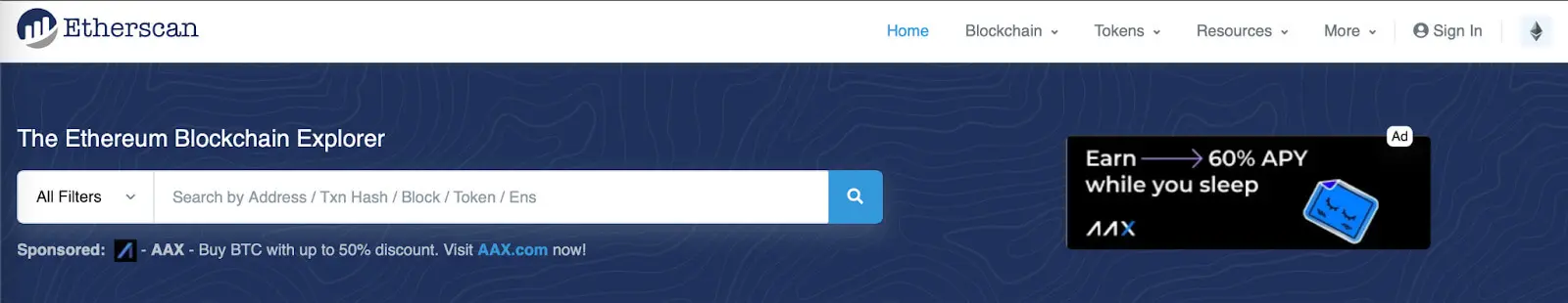 Etherscan screenshot