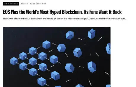 EOS Was the World’s Most Hyped Blockchain. Its Fans Want It Back | WIRED