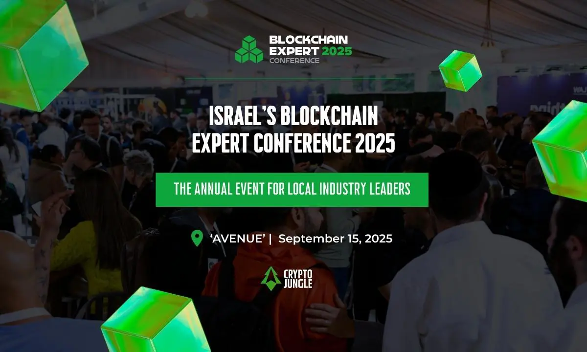 On Sep 15: Israel’s Largest Blockchain Conference Returns